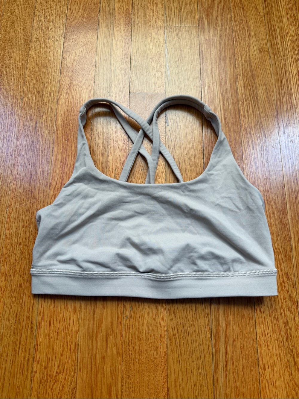 lululemon athletica Cross-Back Sports Bra - Taupe